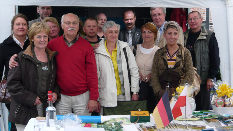 Der Stand auf dem Maifest 2008 wurde auch durch die rege Teilnahme der Mitglieder und die Unterstützung der Delegation aus Koronowo zum vollen Erfolg.